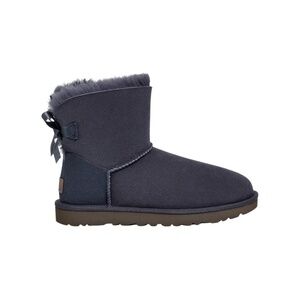 Women's UGG Mini Bailey Bow II Winter Boot, Eve Blue Suede. 1016501